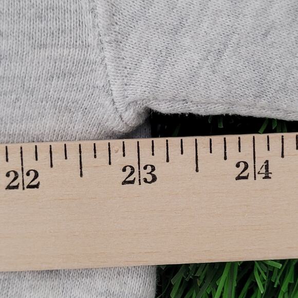 Vintage 80s Oklahoma Dad Sweatshirt XL 23x27 Gray Arch-Spellout - Picture 11 of 15